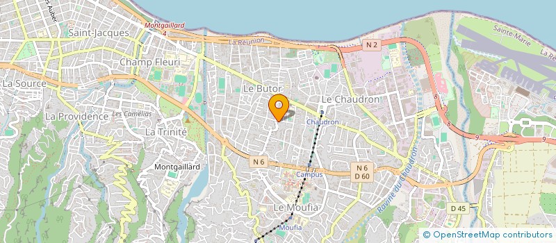 localisation de l'entreprise CARAMEL à SAINT-DENIS