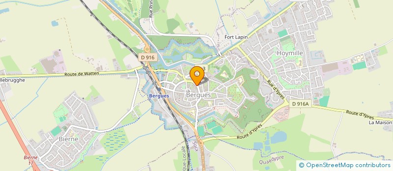 localisation de l'entreprise CARAMEL à BERGUES