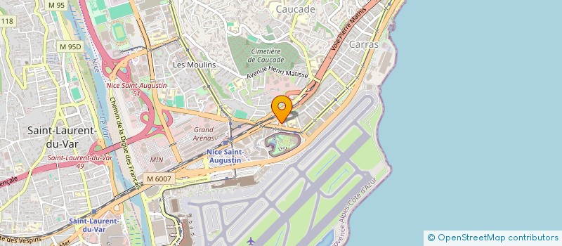 localisation de l'entreprise CARAMEL à NICE
