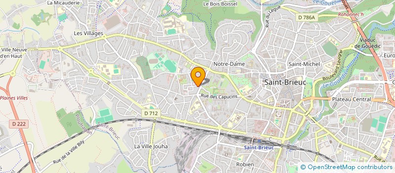 localisation de l'entreprise CARAMEL à SAINT-BRIEUC