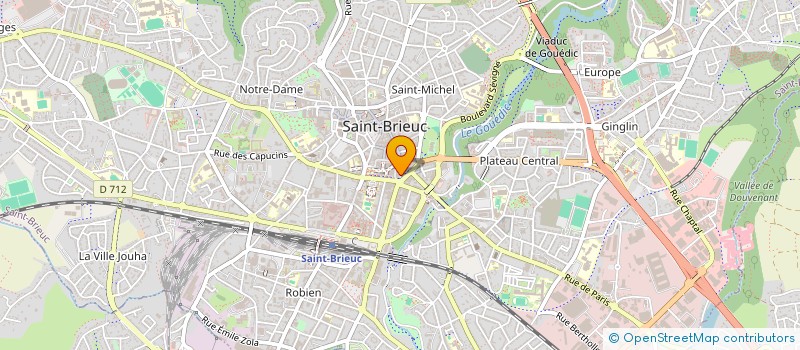 localisation de l'entreprise CARAMEL à SAINT-BRIEUC