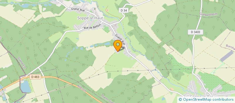 localisation de l'entreprise CARAMEL  LE HAUT SOULTZBACH