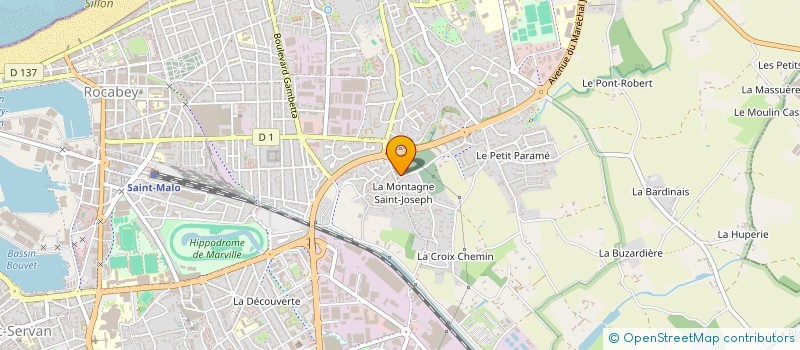 localisation de l'entreprise CARAMEL & CHOCOLAT SAS  SAINT-MALO
