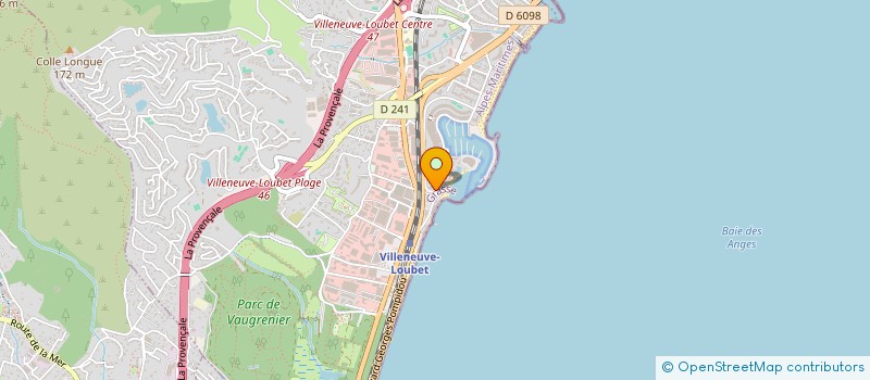 localisation de l'entreprise CARAMEL D'AZUR à VILLENEUVE-LOUBET