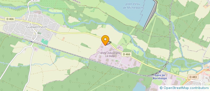 localisation de l'entreprise CARAMELIA GROUPE EUROPE  GUEWENHEIM