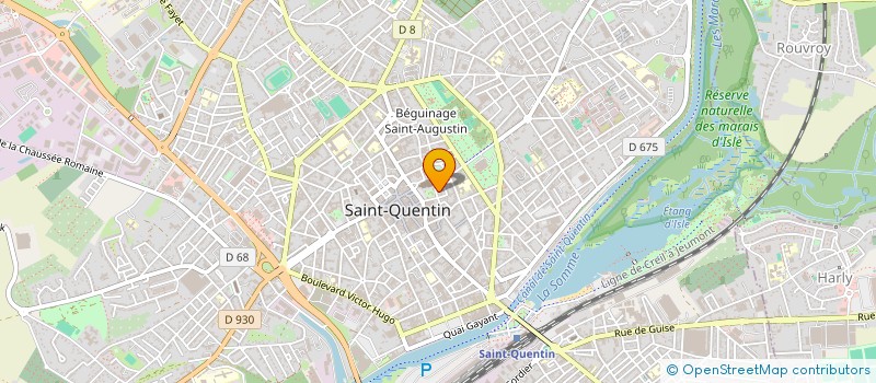 localisation de l'entreprise CARAMELLE IMMOBILIER à SAINT-QUENTIN