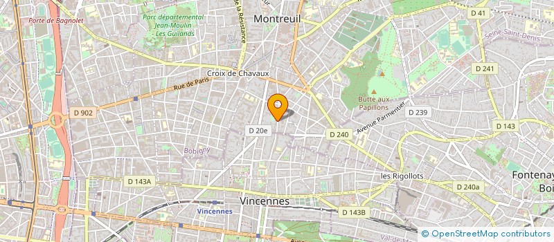 localisation de l'entreprise CARAMELS ESQUIMAUX à MONTREUIL