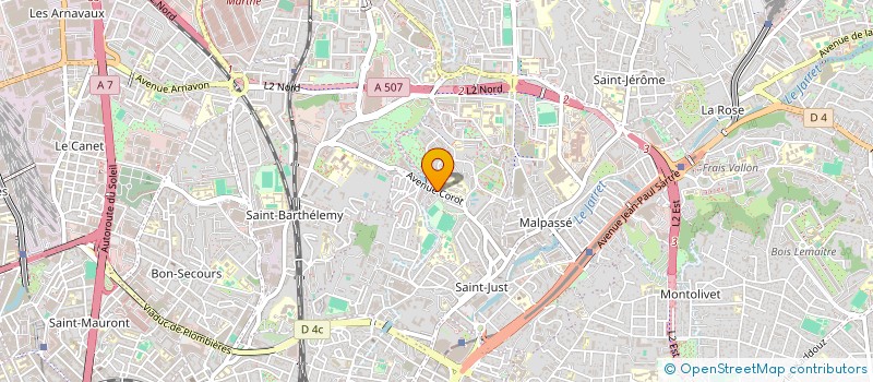 localisation de l'entreprise CARAMIEL à MARSEILLE