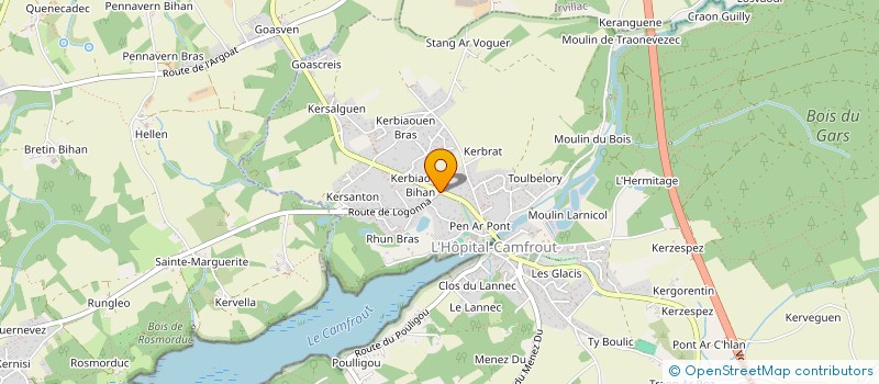 localisation de l'entreprise CARAMILO  HOPITAL-CAMFROUT