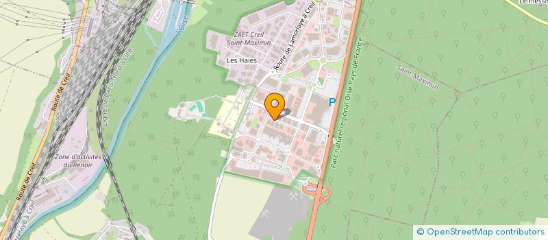 localisation de l'entreprise CARAMONT  SAINT-MAXIMIN