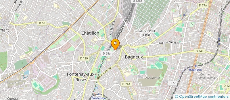 localisation de l'entreprise CARAMOUSSE à BAGNEUX