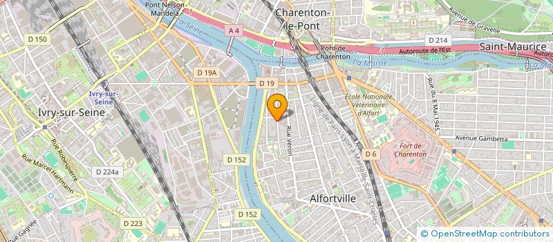 localisation de l'entreprise CARAMUSIC à ALFORTVILLE