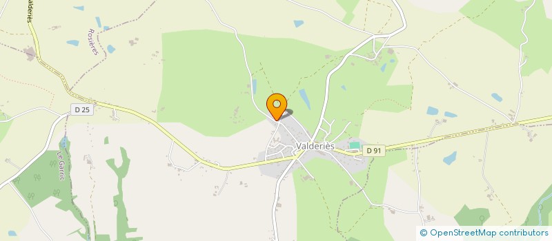 localisation de l'entreprise CARAN  VALDERIES