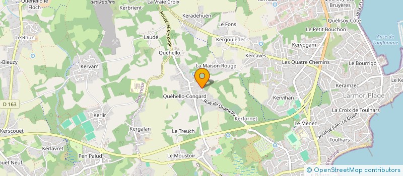 localisation de l'entreprise CARAN à LARMOR-PLAGE