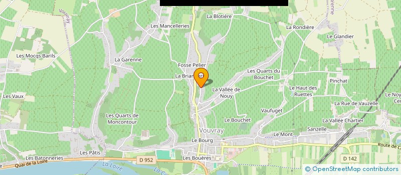 localisation de l'entreprise CARANA à VOUVRAY