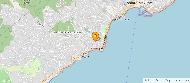 localisation de l'entreprise CARANDE à SAINTE-MAXIME