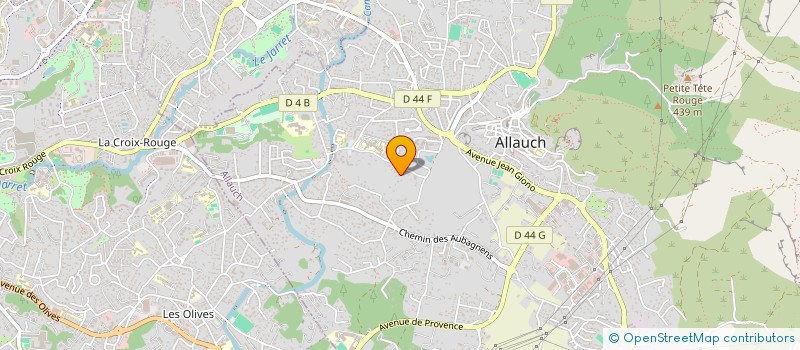 localisation de l'entreprise CARANGUE BLEUE  ALLAUCH