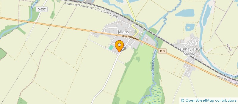 localisation de l'entreprise CARANJEOT  JALONS