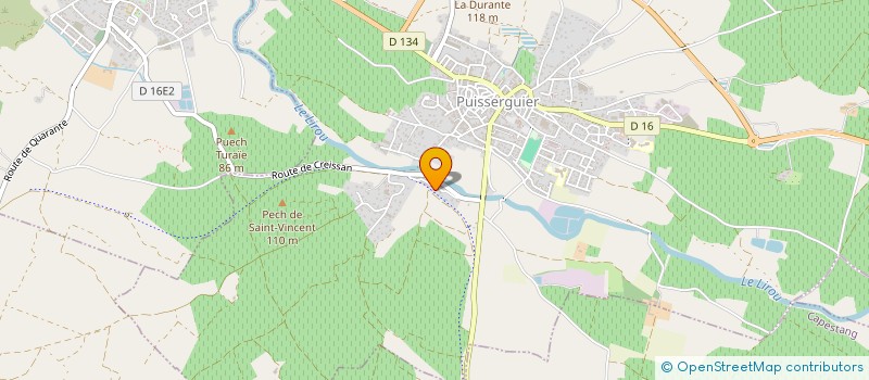 localisation de l'entreprise CARANLY  PUISSERGUIER