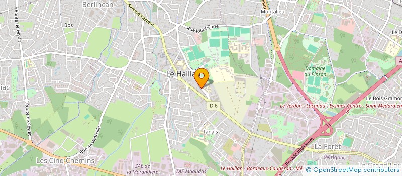 localisation de l'entreprise CARANT  LE HAILLAN