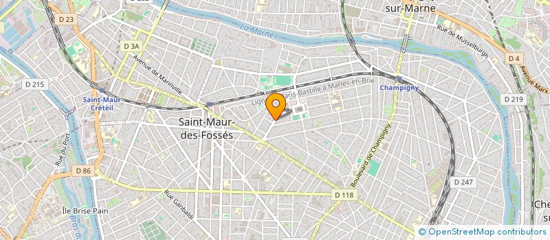 localisation de l'entreprise CARAPACE à SAINT-MAUR-DES-FOSSES