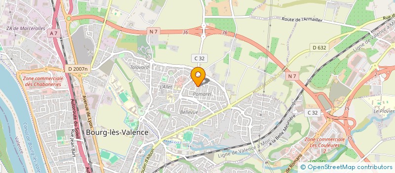 localisation de l'entreprise CARAPACES RHODANIENNES à BOURG-LES-VALENCE