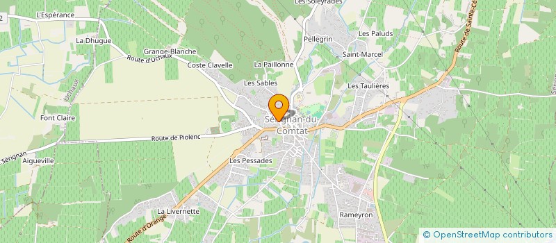 localisation de l'entreprise CARAPAT'  SERIGNAN-DU-COMTAT