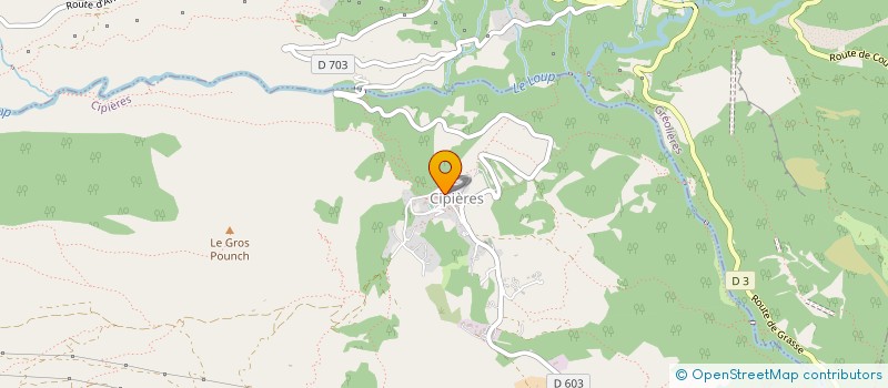 localisation de l'entreprise CARAPATTES à CIPIERES