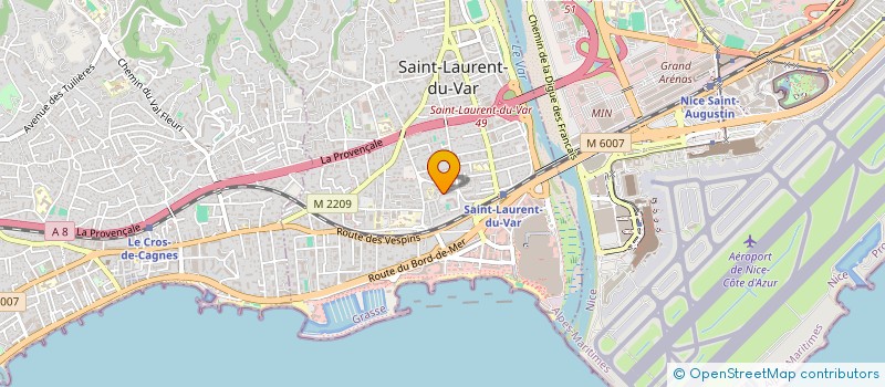 localisation de l'entreprise CARART  SAINT-LAURENT-DU-VAR