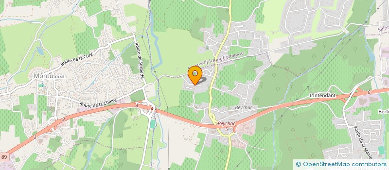 localisation de l'entreprise CARAST  BEYCHAC-ET-CAILLAU