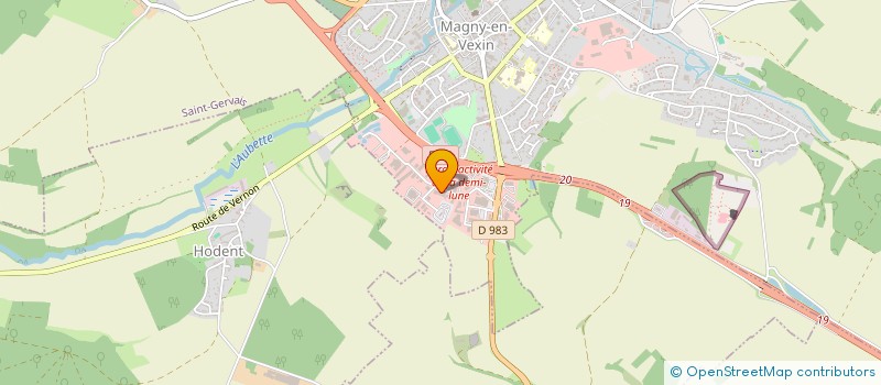 localisation de l'entreprise CARAT à MAGNY-EN-VEXIN