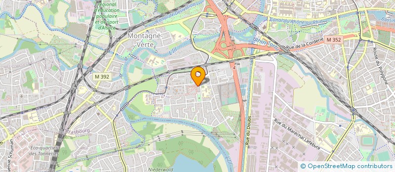 localisation de l'entreprise CARAT à STRASBOURG