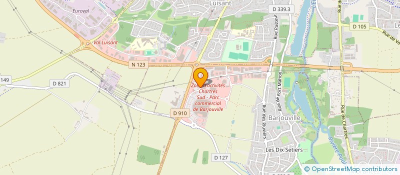 localisation de l'entreprise CARAT à BARJOUVILLE