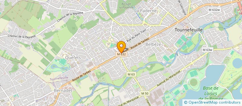 localisation de l'entreprise CARAT  TOURNEFEUILLE