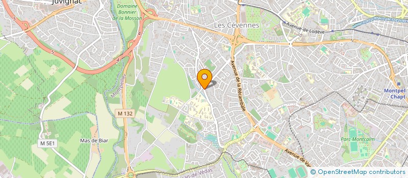 localisation de l'entreprise CARAT CONSTRUC ARTISAN REG ARCHIT TRADIT  MONTPELLIER