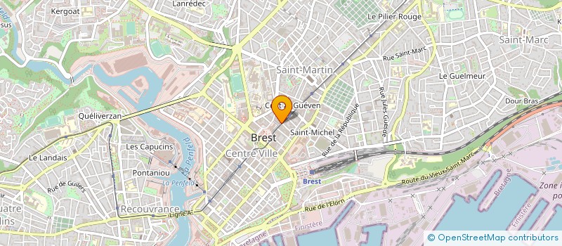 localisation de l'entreprise CARAT CTERE à BREST