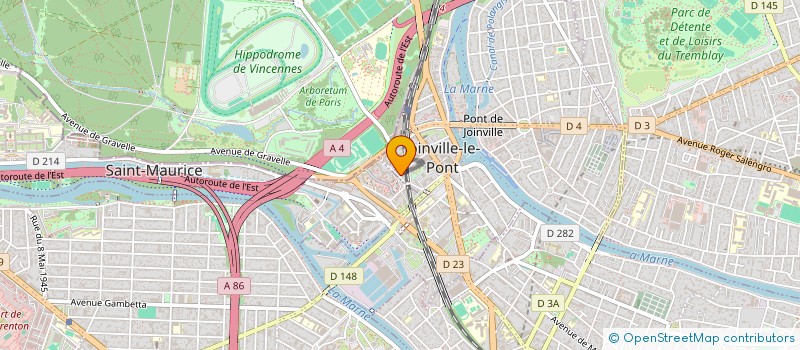 localisation de l'entreprise CARAT JET  JOINVILLE-LE-PONT