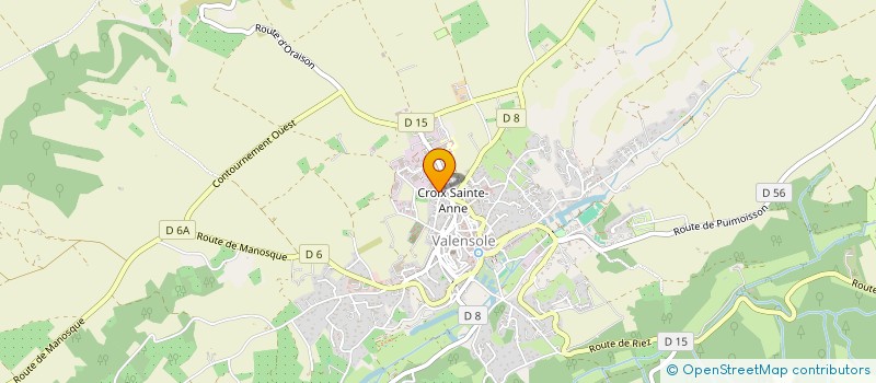 localisation de l'entreprise CARATERE à VALENSOLE