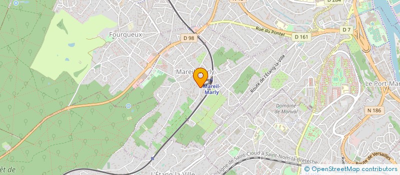 localisation de l'entreprise CARATS  MAREIL-MARLY