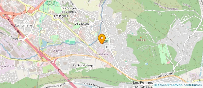 localisation de l'entreprise CARATS EVENEMENTS à LES PENNES-MIRABEAU