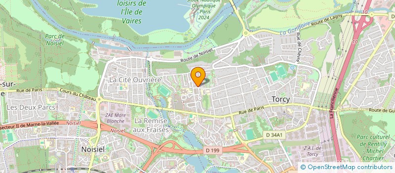 localisation de l'entreprise CARAUTO  TORCY