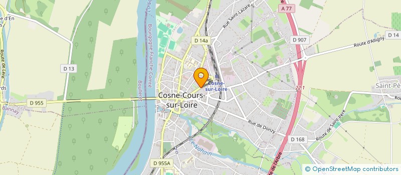 localisation de l'entreprise CARAVAN à COSNE-COURS-SUR-LOIRE