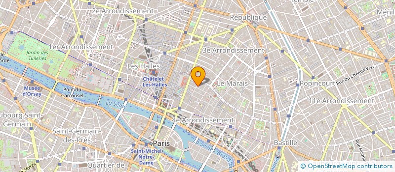localisation de l'entreprise CARAVAN à PARIS