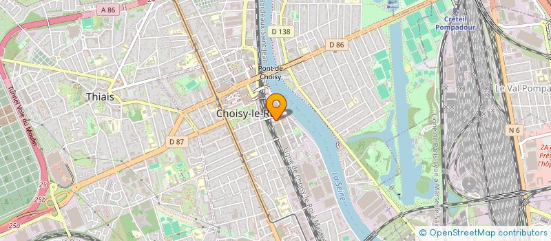 localisation de l'entreprise CARAVANA  CHOISY-LE-ROI