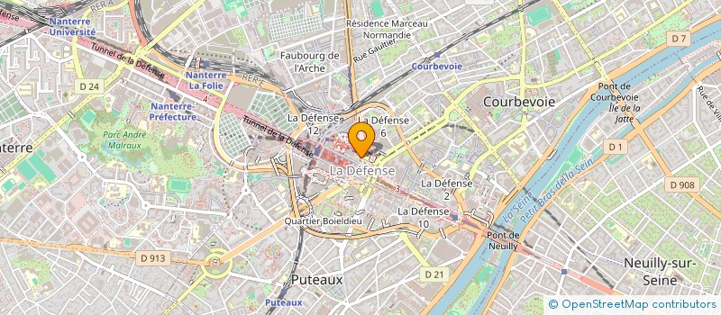 localisation de l'entreprise CARAVANA CNIT  PUTEAUX