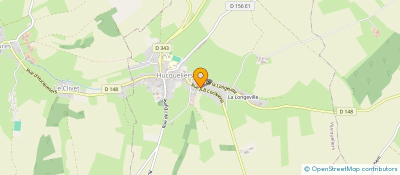 localisation de l'entreprise CARAVANE  HUCQUELIERS