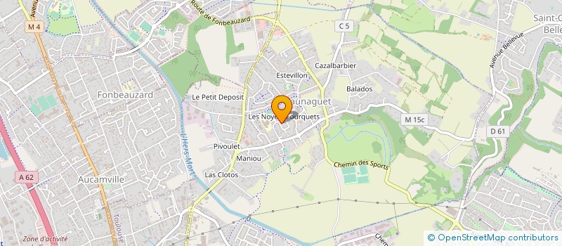 localisation de l'entreprise CARAVANES 31 à SAINT-ALBAN