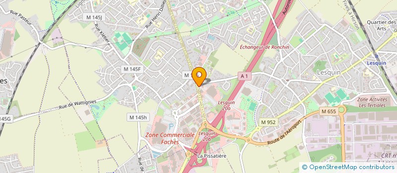 localisation de l'entreprise CARAVANES 59 SARL à LESQUIN