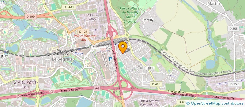 localisation de l'entreprise CARAVANES DE MARNE LA VALLEE à COLLEGIEN