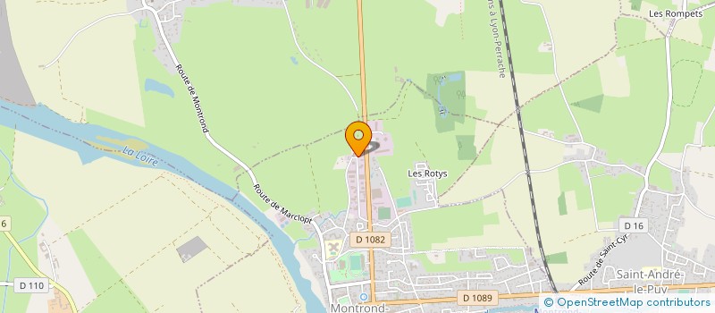 localisation de l'entreprise CARAVANES SERVICES  MONTROND-LES-BAINS